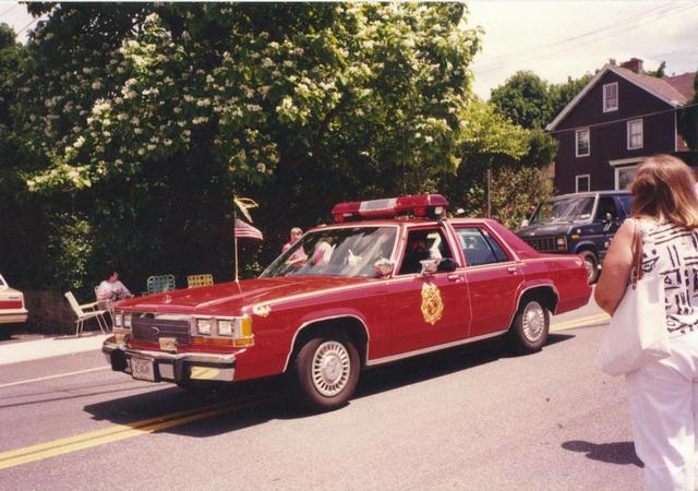 80's era Ford Crown Victoria Chief's Car.